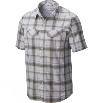 Camisa Columbia Silver Ridge Multi Plaid Manga Corta Hombre - Gris - Chile XWS192763